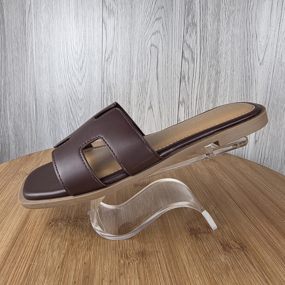 Women's Brown H Sandals - Picture 2 of 13